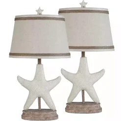 Best Kirklands Home Starfish Table Lamps, Set of 2 White