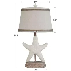 Best Kirklands Home Starfish Table Lamps, Set of 2 White