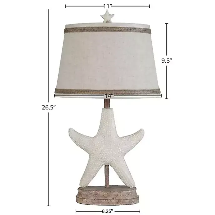 Best Kirklands Home Starfish Table Lamps, Set of 2 White
