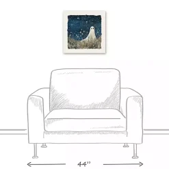 Kirklands Home Stargazing Ghost Canvas Art Print
