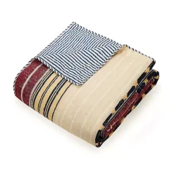 New Kirklands Home Stars and Striped Patch 2-pc. Twin Quilt Set