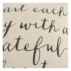 Hot Kirklands Home Start Each Day With A Grateful Heart Pillow