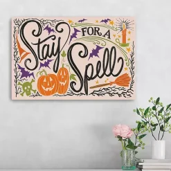 New Kirklands Home Stay For A Spell Halloween Wall Plaque