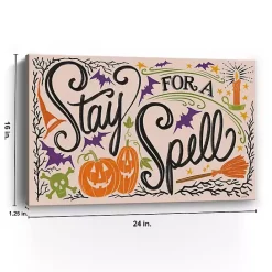 New Kirklands Home Stay For A Spell Halloween Wall Plaque