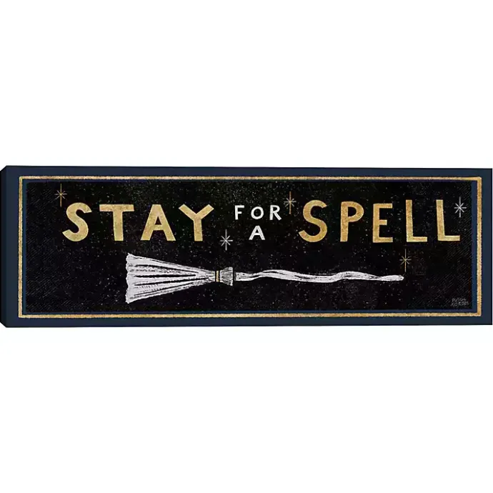 Sale Kirklands Home Stay For A Spell Witchy Halloween Wall Plaque