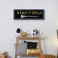 Sale Kirklands Home Stay For A Spell Witchy Halloween Wall Plaque