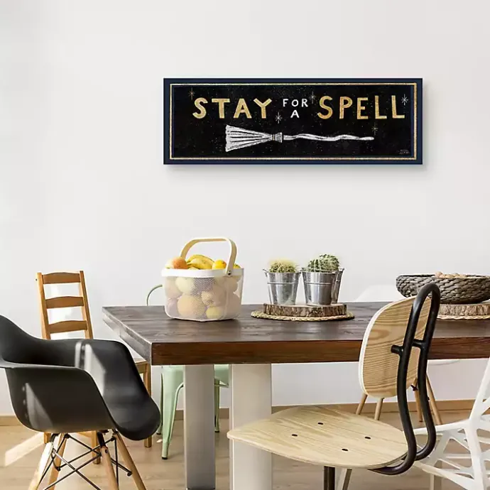 Sale Kirklands Home Stay For A Spell Witchy Halloween Wall Plaque