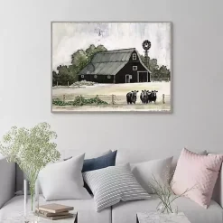 Outlet Kirklands Home Stay or Go Framed Canvas Art Print