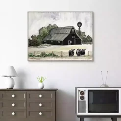 Outlet Kirklands Home Stay or Go Framed Canvas Art Print