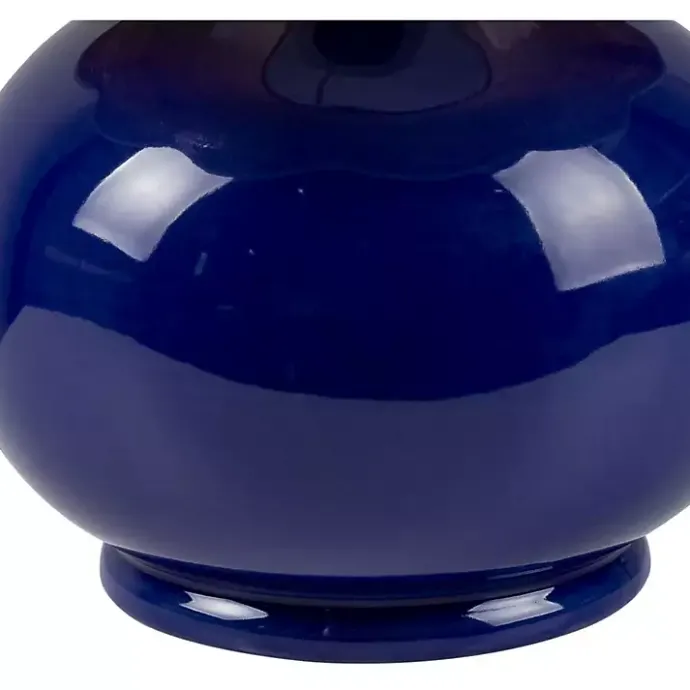 Clearance Kirklands Home Stella Diminuta Table Lamp with Woven Shade Blue