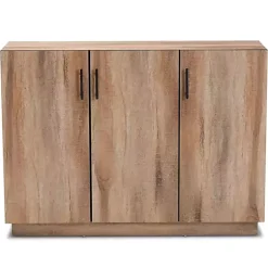 Outlet Kirklands Home Stella Contemporary Oak 3-Door Sideboard