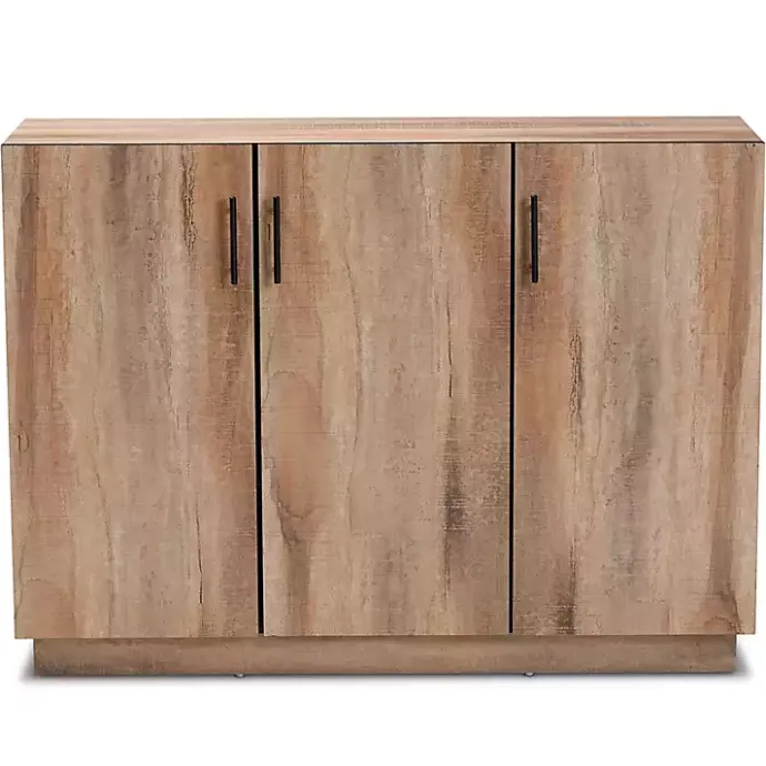 Outlet Kirklands Home Stella Contemporary Oak 3-Door Sideboard