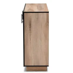 Outlet Kirklands Home Stella Contemporary Oak 3-Door Sideboard