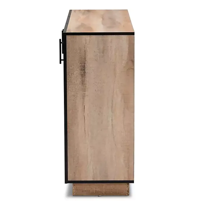 Outlet Kirklands Home Stella Contemporary Oak 3-Door Sideboard