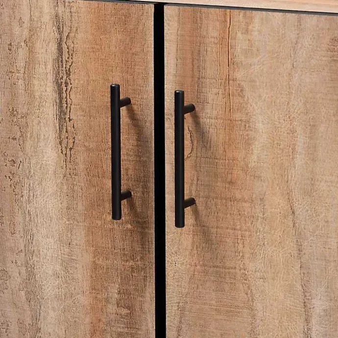 Outlet Kirklands Home Stella Contemporary Oak 3-Door Sideboard