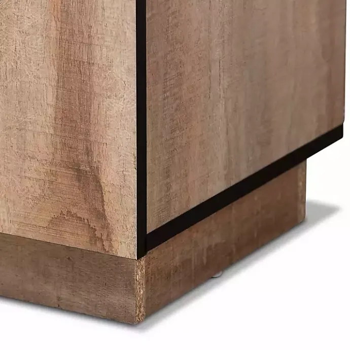 Outlet Kirklands Home Stella Contemporary Oak 3-Door Sideboard