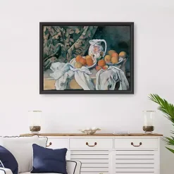 Discount Kirklands Home Still Life with a Curtain Framed Canvas Art Print Multi