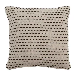 Best Kirklands Home Stitch Line Cream Throw Pillow Ivory