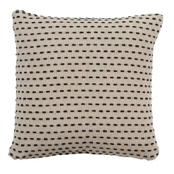 Best Kirklands Home Stitch Line Cream Throw Pillow Ivory