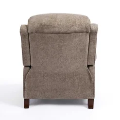 Online Kirklands Home Stone Handwoven Upholstered Recliner Brown