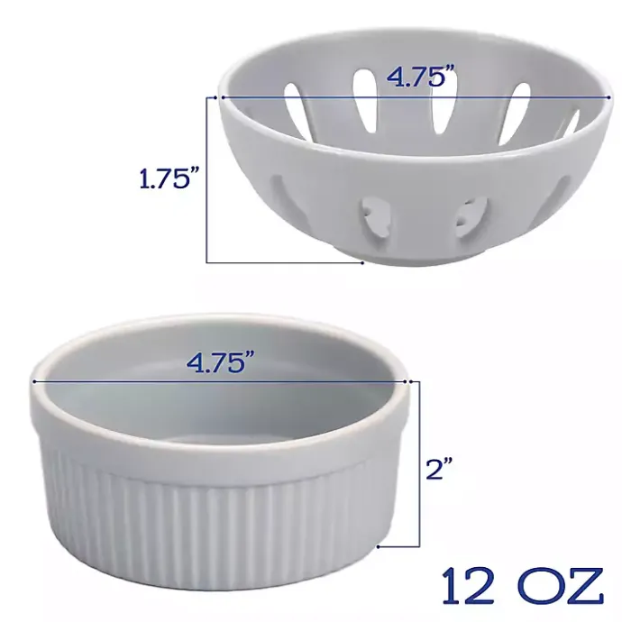 Sale Kirklands Home Stone Stoneware 7-pc. Kitchen Accessories Set Gray