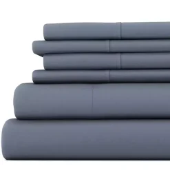 Discount Kirklands Home Stone Ultra Soft 6-pc. Full Sheet Set Gray