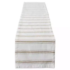 Sale Kirklands Home Stone Zig Zag Dobby Stripe Runner Tan