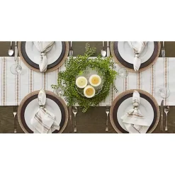 Sale Kirklands Home Stone Zig Zag Dobby Stripe Runner Tan