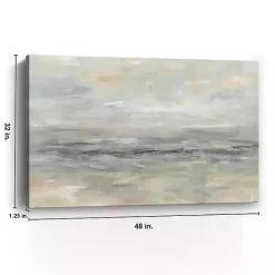 Best Kirklands Home Stormy Gray Landscape Giclee Canvas Art Print