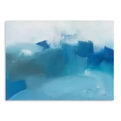 New Kirklands Home Stormy Seas Canvas Art Print Blue