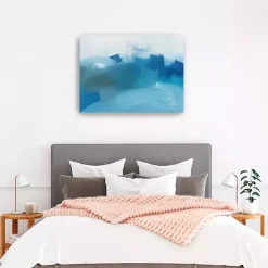 New Kirklands Home Stormy Seas Canvas Art Print Blue