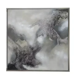 Discount Kirklands Home Stormy Skies Framed Canvas Art Print Gray