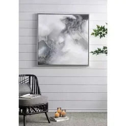 Discount Kirklands Home Stormy Skies Framed Canvas Art Print Gray