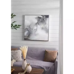 Discount Kirklands Home Stormy Skies Framed Canvas Art Print Gray