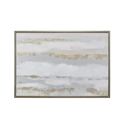 Best Kirklands Home Strato Hand Embellished Gold Foil Framed Art Print