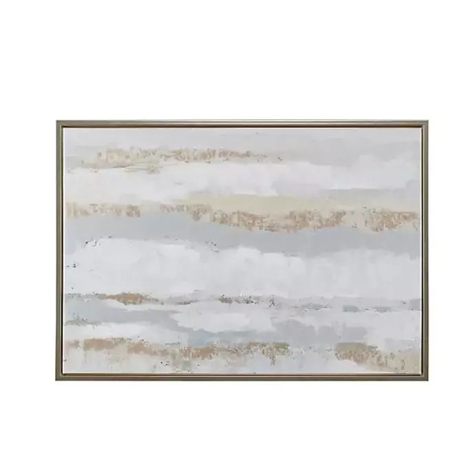 Best Kirklands Home Strato Hand Embellished Gold Foil Framed Art Print