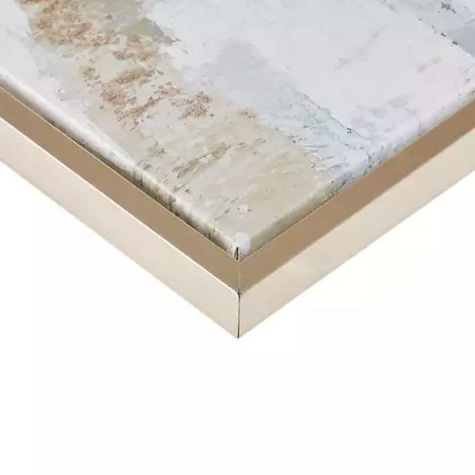 Best Kirklands Home Strato Hand Embellished Gold Foil Framed Art Print