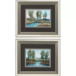 Sale Kirklands Home Stream Side Framed Art Prints, Set of 2