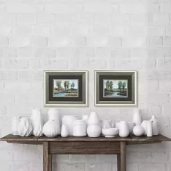 Sale Kirklands Home Stream Side Framed Art Prints, Set of 2