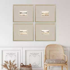 Best Kirklands Home Subtle Landscapes Framed Art Prints, Set of 4 Gray