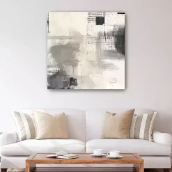 New Kirklands Home Subtle Shadow Abstract Canvas Art Print