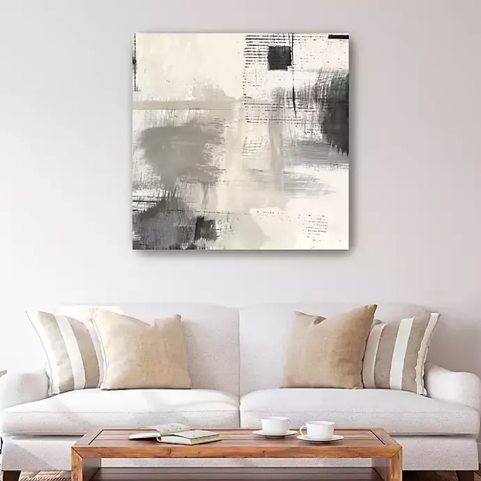 New Kirklands Home Subtle Shadow Abstract Canvas Art Print
