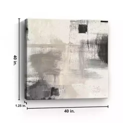 New Kirklands Home Subtle Shadow Abstract Canvas Art Print