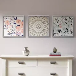 New Kirklands Home Summer Bliss Framed Art Prints, Set of 3