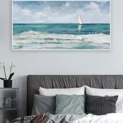 Hot Kirklands Home Summer Cay Panel Framed Canvas Art Print