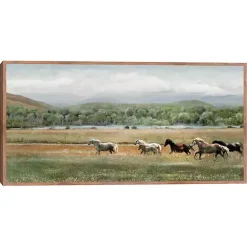 Clearance Kirklands Home Summer Herd Framed Canvas Art Print