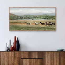 Clearance Kirklands Home Summer Herd Framed Canvas Art Print