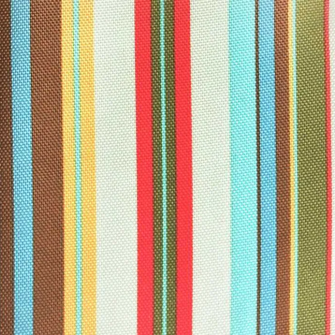 Discount Kirklands Home Summer Stripe Outdoor Round Zipper Table Cloth Multi