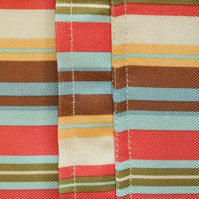 Discount Kirklands Home Summer Stripe Outdoor Round Zipper Table Cloth Multi