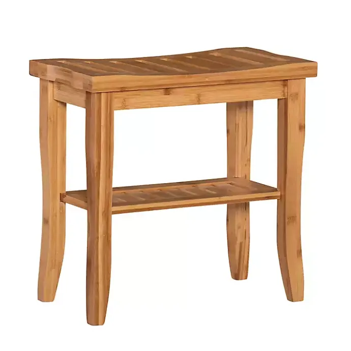 Sale Kirklands Home Sumter Bamboo Bathroom Stool